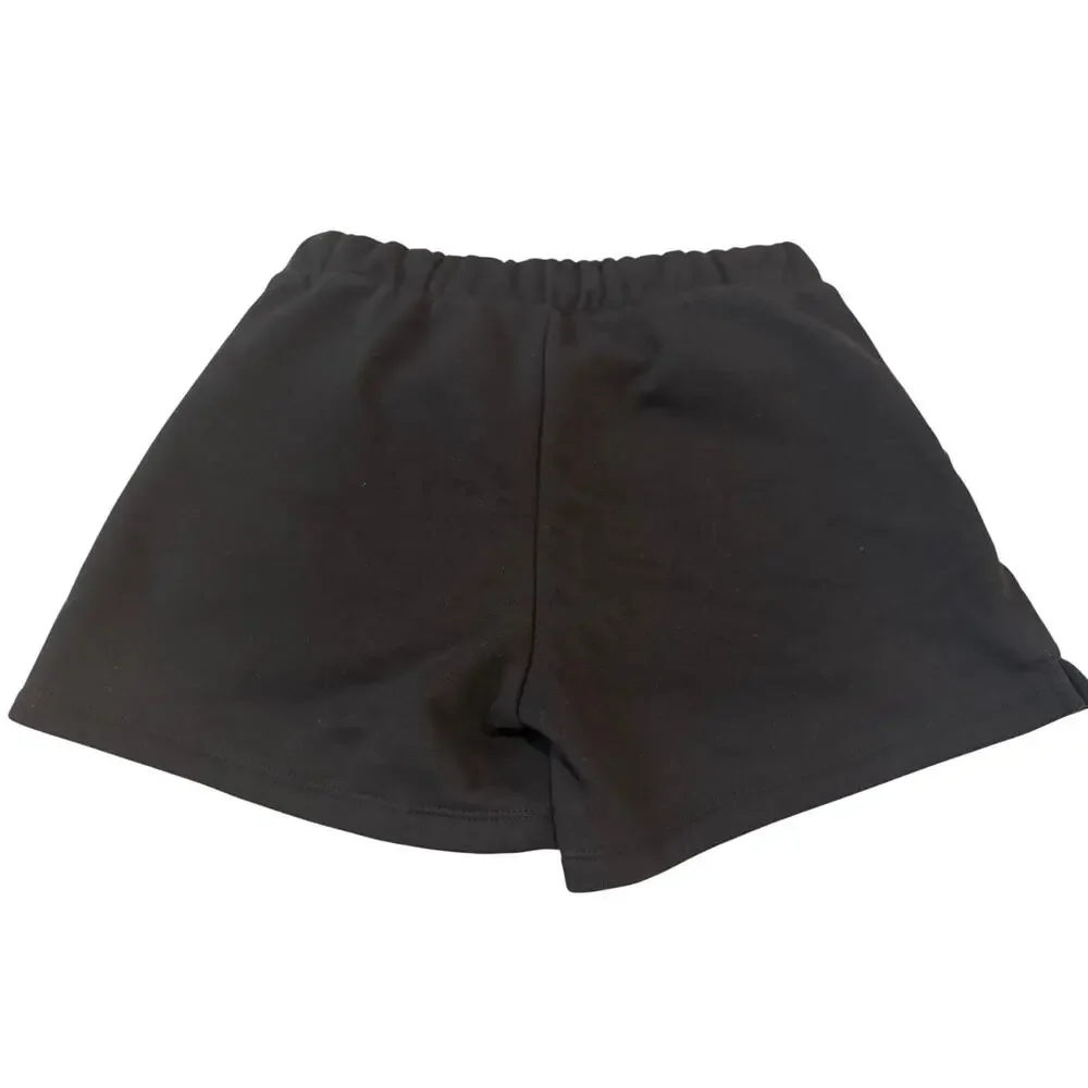 NWT Gap Kids Black Fleece Logo Shorts Size XL Extra Large